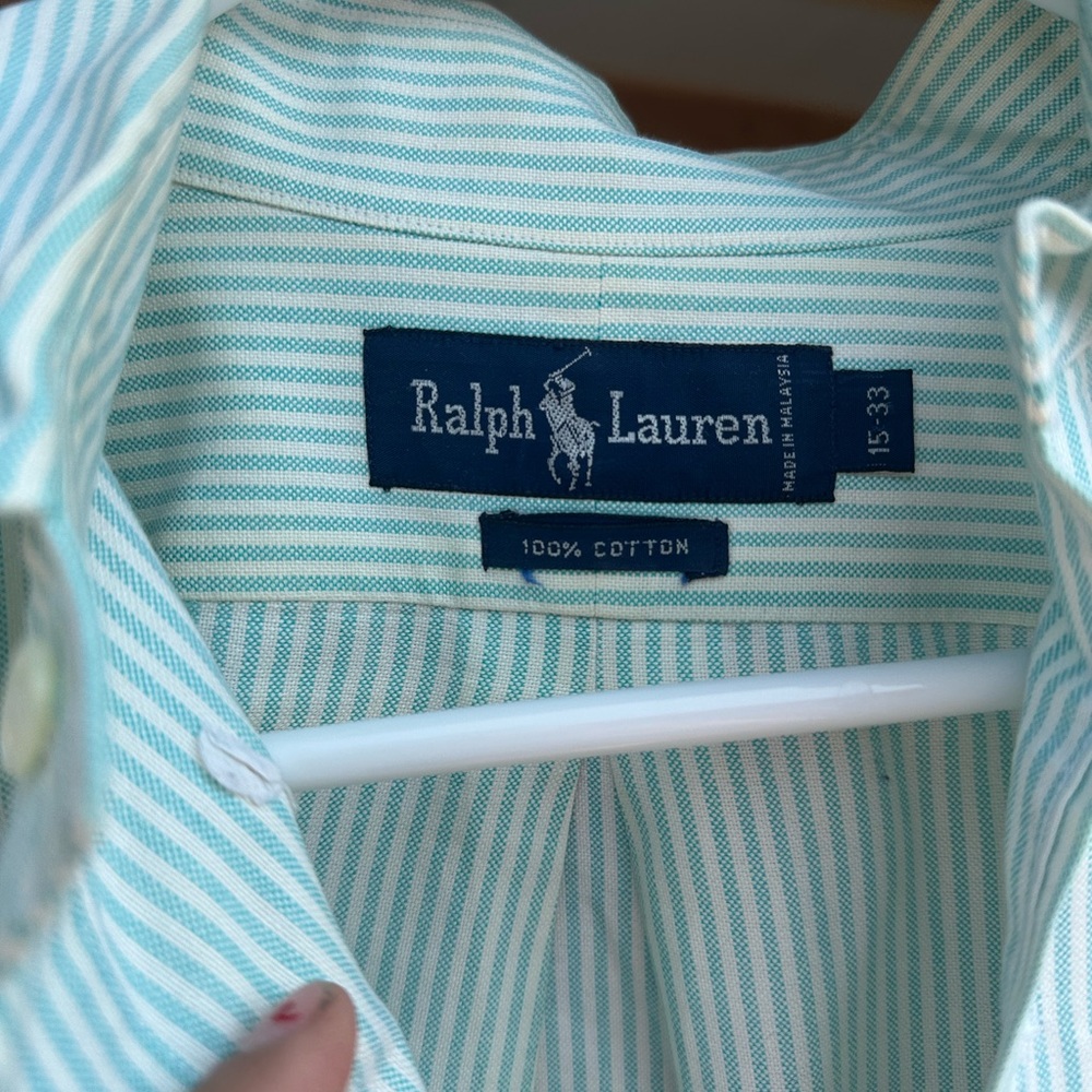 Ralph Lauren Green Casual Button Down Shirt